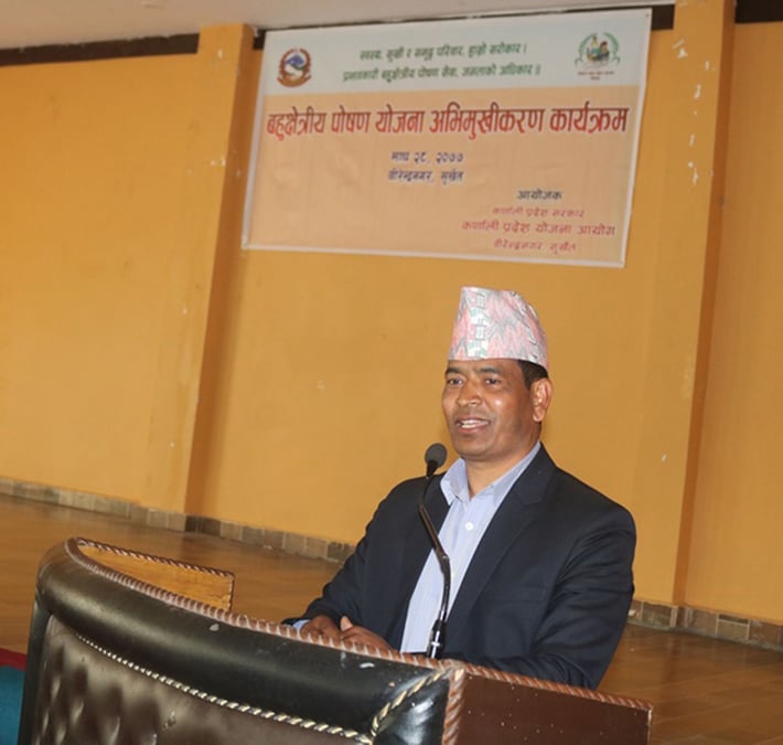 कर्णालीमा पोषणसम्बन्धी शिक्षा आवश्यक छ : मुख्यमन्त्री शाही