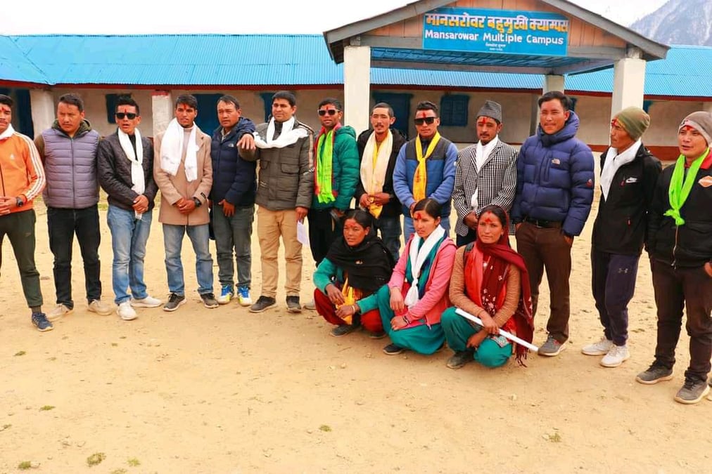 मानसरोवरमा नेविसंघको नेतृत्व विजयी
