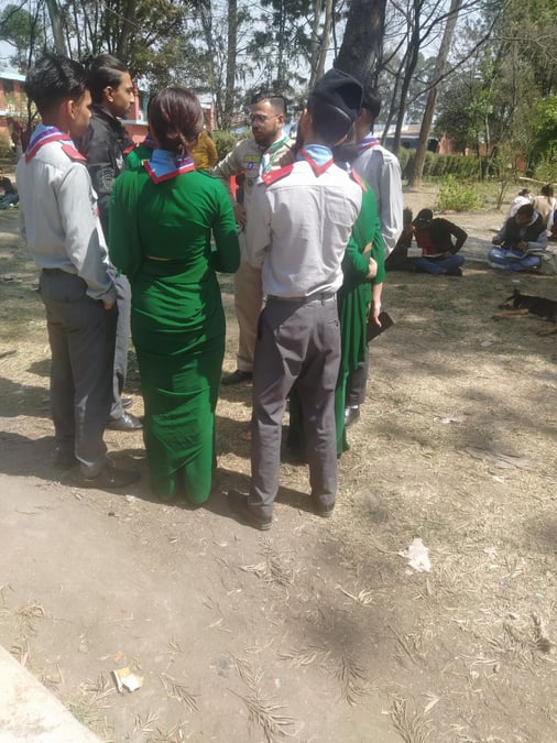 एनओसी लिनेको भीड व्यवस्थापन गर्न स्काउट परिचालन